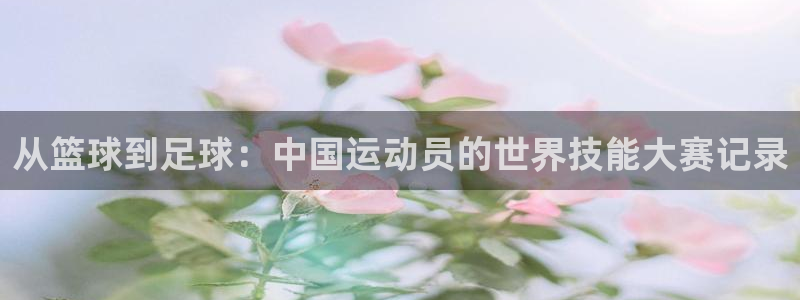 关键词：从篮球到足球：中国运动员的世界技能大赛记录